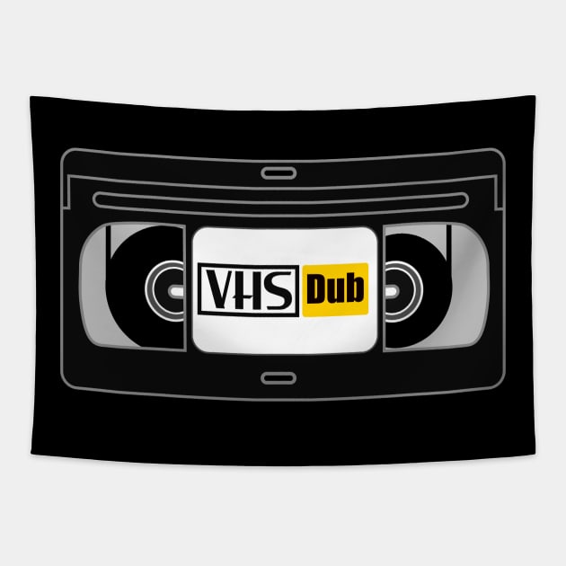 VHS Dub Tape Tapestry by GodsBurden