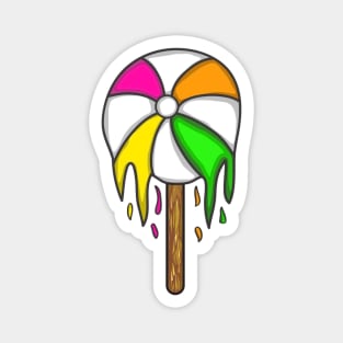 Beach Ball Ice Cream Magnet