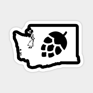 Washington Hops State Home Love Beer Home WA Brewing Magnet