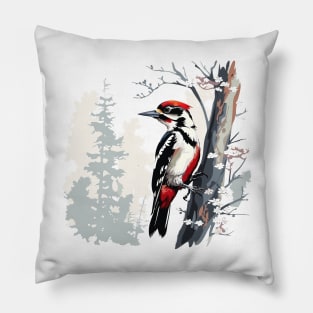 Woodpecker Pillow