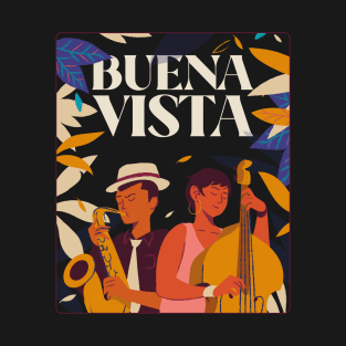 Buena Vista Social Club Tribute - Vintage Cuban Music Design T-Shirt