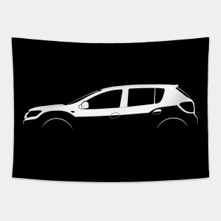 Dacia Sandero (2012) Silhouette Tapestry