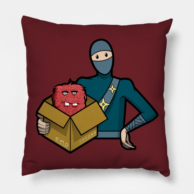 Buddy Ninja Pillow by urban_ninja