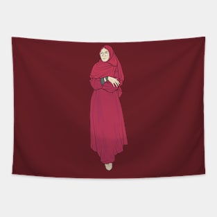 Beautiful Red Dress Tapestry