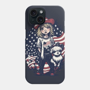 Patriotic Cat Mother Phone Case