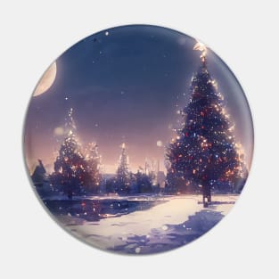 Winter Holiday Chrismas tree Landscap gift designs Series 09 Pin