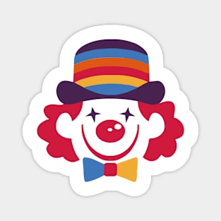 silly clown Magnet
