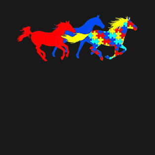 Autism Awareness Different Horses T-Shirt