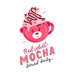 Valentine Mocha Teddy Bear T-Shirt