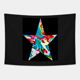 Ghost star black 5 Tapestry