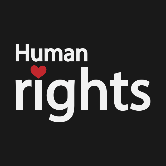 Human rights artistic text design by BL4CK&WH1TE 