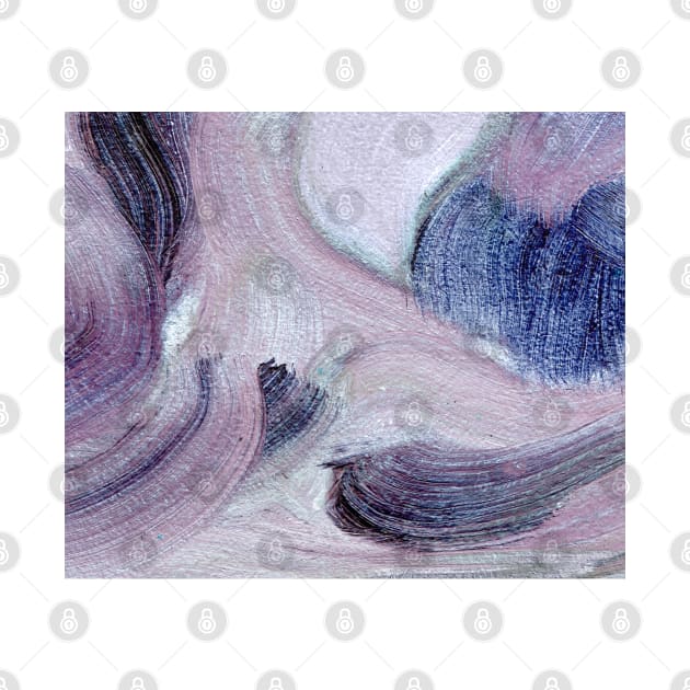 Blue Purple Violet Abstract Art by Go Abstract Art