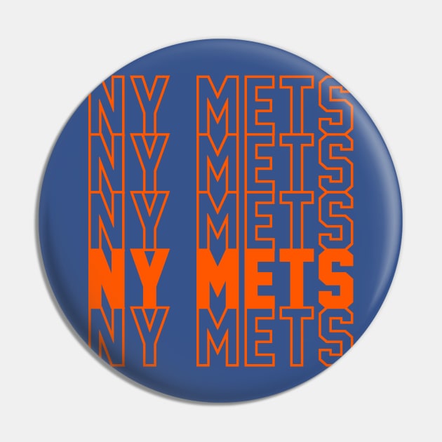 NY METS Pin by Throwzack