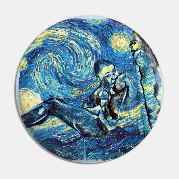 Mom And Son Van Gogh Style Pin by todos