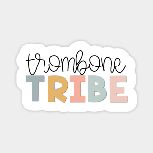 Trombone Tribe Muted Pastels Magnet