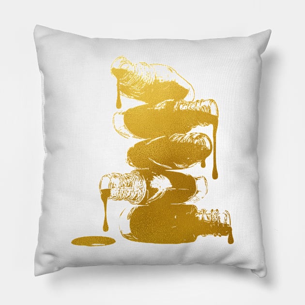 Nail Salon Art Pillow by erzebeth