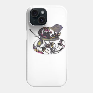 Cute abstract snowman Phone Case