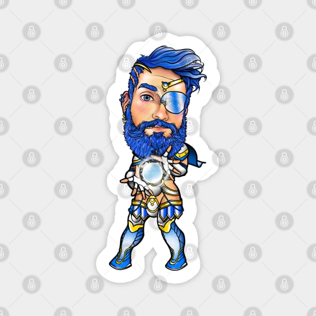 Sailor Chibi Boy Mercury Magnet by liloarpen