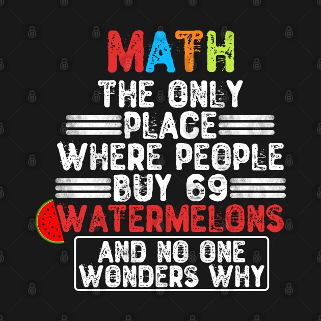 Math The Only Place Where People Buy 69 Watermelons by Yyoussef101