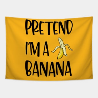 Lazy Halloween Costume Funny Pretend I'm A Banana Tapestry