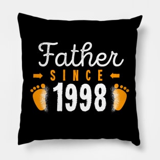 Father Since 1998 Happy Fathers Day Best Daddy Pillow