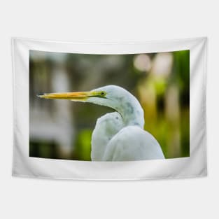 Cool Egret Tapestry