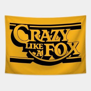 Crazy Like A Fox - Logo - 80s Tv Show Tapestry