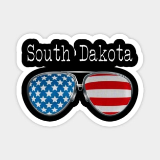 AMERICA PILOT GLASSES SOUTH DAKOTA Magnet