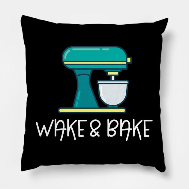 Baking - Wake And Bake Pillow by Kudostees