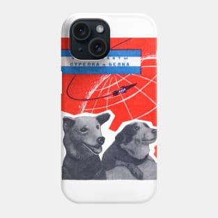 1960 Space Dogs Strelka and Belka Phone Case