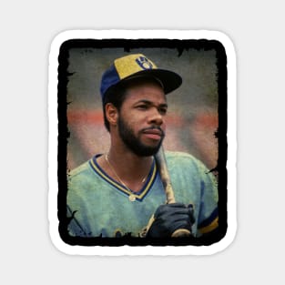 Cecil Cooper in Milwaukee Brewers Magnet