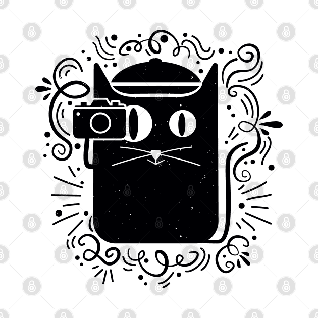 Camera Cat - For Shutterbugs who love Cats by Graphic Duster