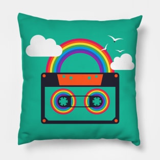 Rainbow Casette Pillow