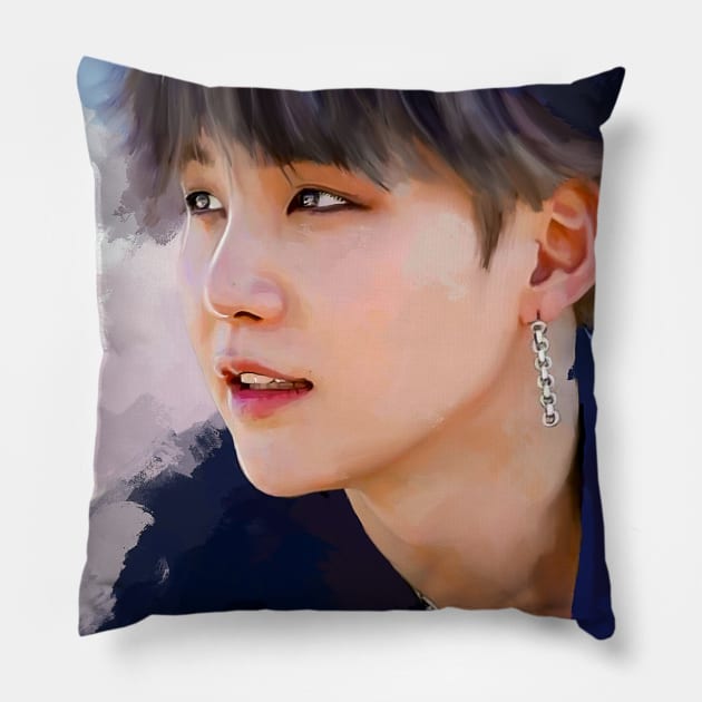 Suga ON Pillow by GwynArt