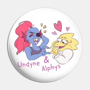 Undyne & Alphys Pin