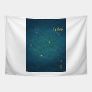 Night Sky Constellations - Cepheus Tapestry