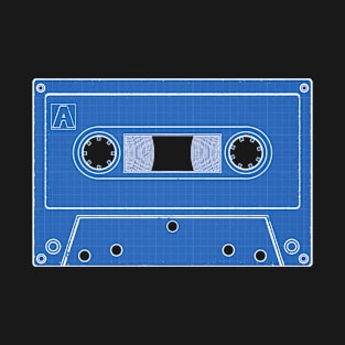 Cassette Tape Blueprint T-Shirt