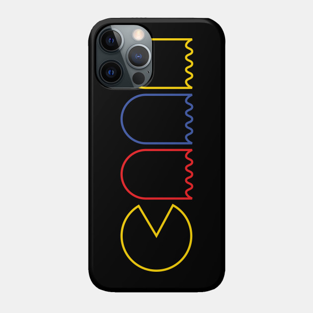 Neon old Game - Pacman - Phone Case