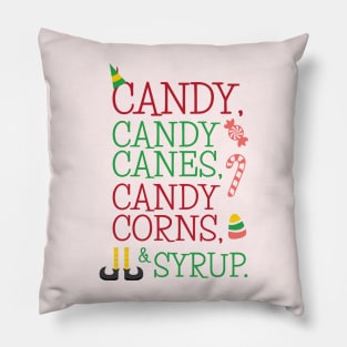 Candy Canes Christmas Movie Quote Pillow