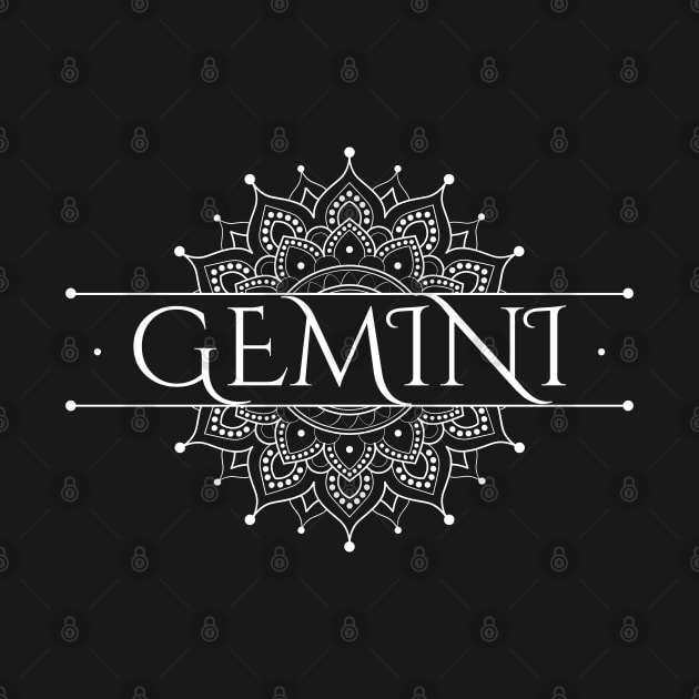 Gemini Mandala by Mazzlo Shop