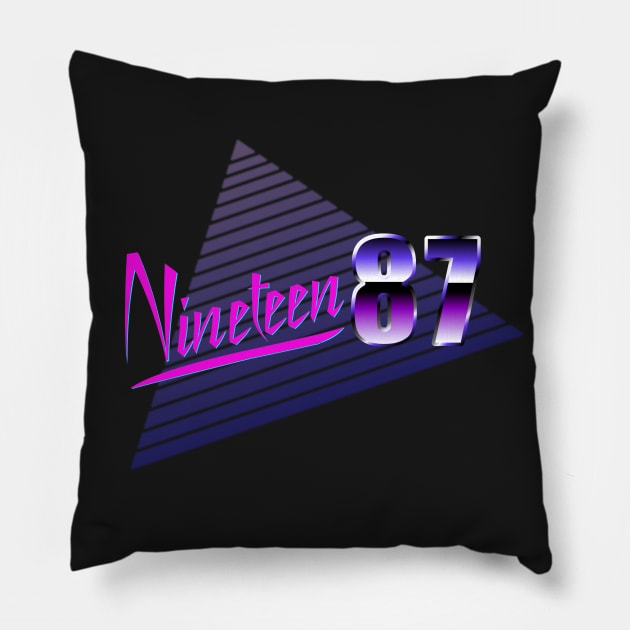Nineteen87 Pillow by beerman