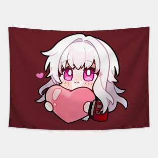 Honkai Star Rail Chibi Clara Tapestry