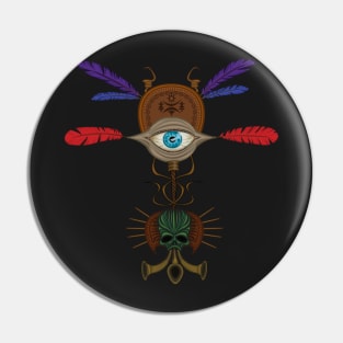 African Tribal Pin