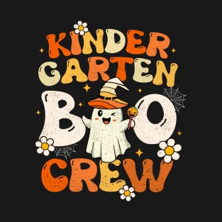 Kindergarten Boo Crew Teacher Student Halloween Costume 2023 T-Shirt