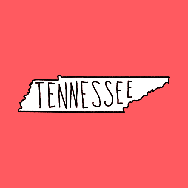 The State of Tennessee - No Color by loudestkitten