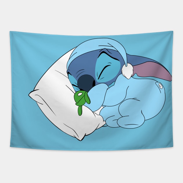 Sleeping Stitch - Lilo And Stitch - Tapestry