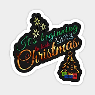 It's beginning to look like Christmas Magnet