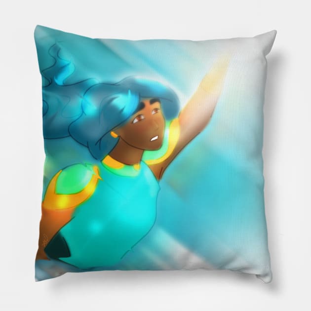 The Little Mermista Pillow by AniMagix101