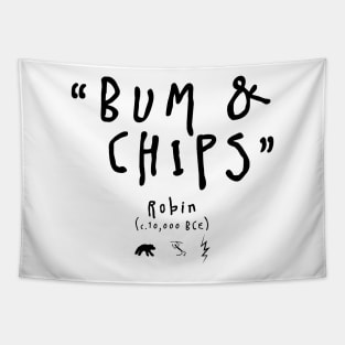 Bum and Chips - Robin - BBC Ghosts Tapestry