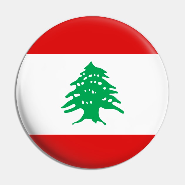 Lebanon Flag Pin by TinPis